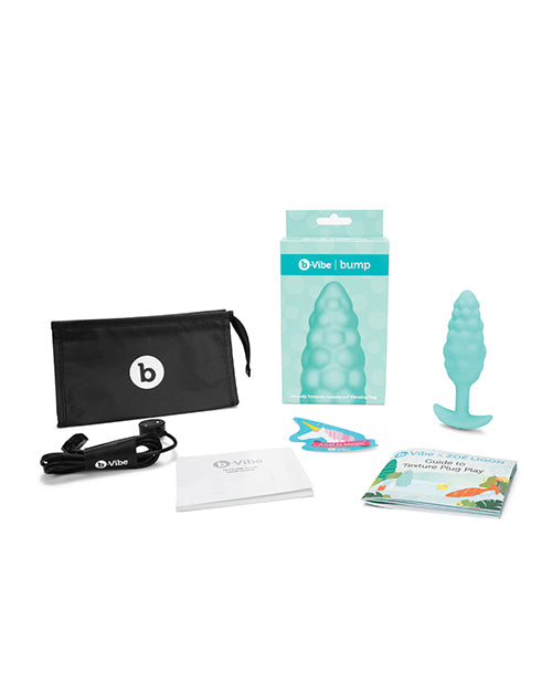 B-vibe Bump Texture Vibrating Plug X Zoe Ligon