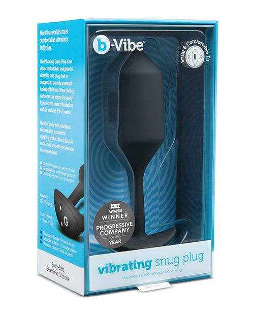 B-vibe Vibrating Weighted Snug Plug 4 Xl