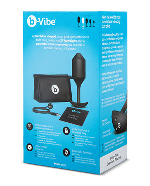 B-vibe Vibrating Weighted Snug Plug 4 Xl
