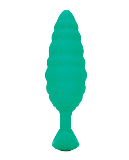 B-vibe Twist Texture Vibrating Plug X Zoe Ligon - Green