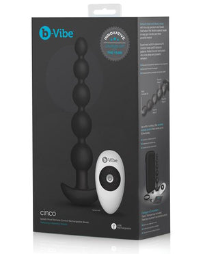 B-Vibe Cinco Remote Control Rechargeable Beads