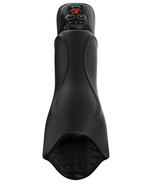 Pipedream Extreme Elite Vibrating Roto Teazer - Black