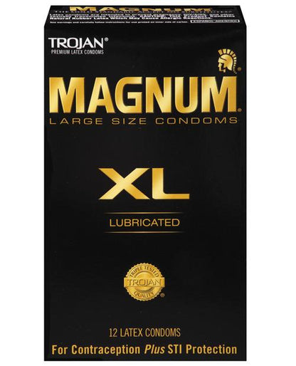 Trojan Magnum Condoms - XL - 3 & 12 Packs