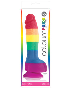 Colours Pride Edition 8" Dong W/suction Cup