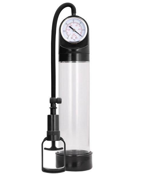 Shots Pumped Comfort Pump W/advanced Psi Gauge - Transparent