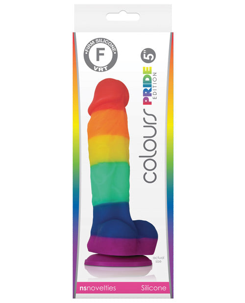Colours Pride Edition 5 Inch Dong W/suction Cup