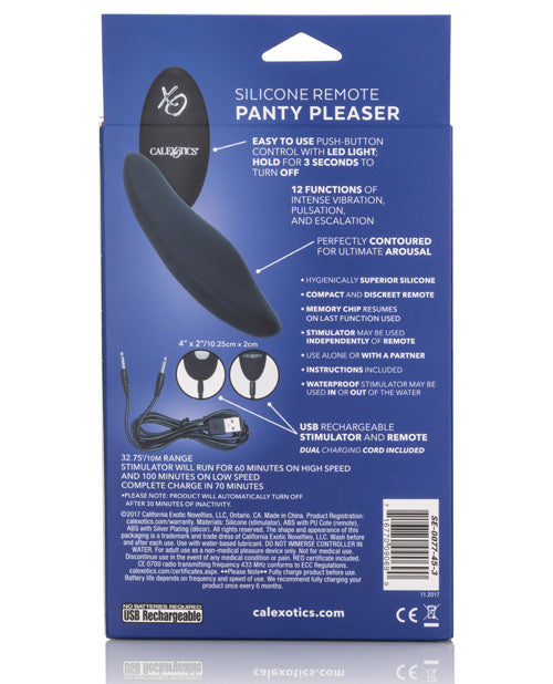 Silicone Remote Panty Pleaser