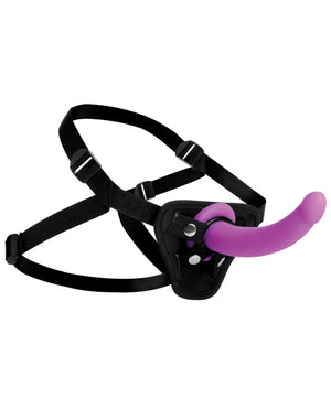 Strap U Navigator Silicone G Spot Pegging Strap On Dildo W/harness