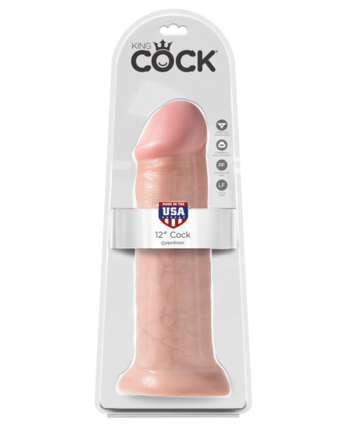 Premium Dildo King Cock 12" Cock - Black