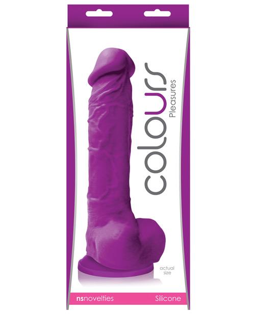 Colours Pleasures Silicone Dildo W/suction Cup