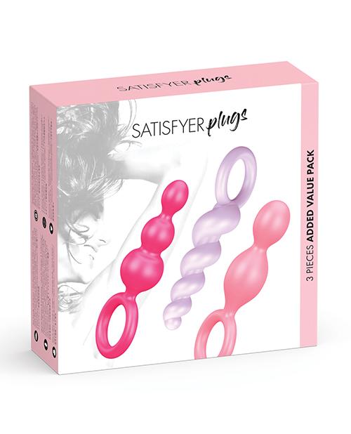 Satisfyer Plug Set Of 3 - Black