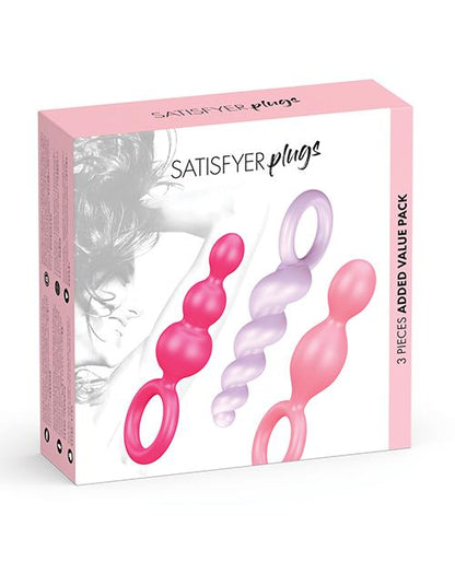 Satisfyer Plug Set Of 3 - Black