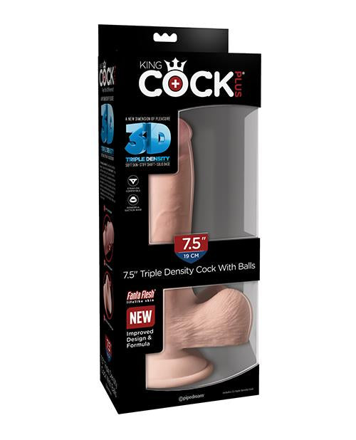 King Cock Plus Triple Density Cock W/balls