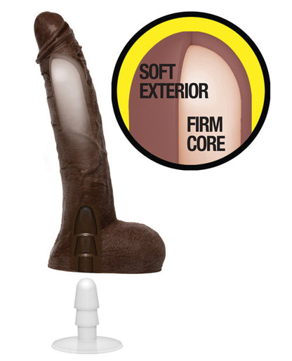 Jason Luv 10" Ultraskyn Cock W/removable Vac-u-lock Suction Cup - Chocolate