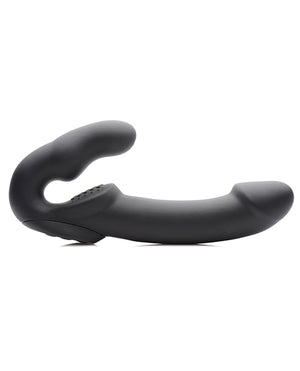 Strap U Evoke Rechargeable Vibrating Silicone Strapless Strap On