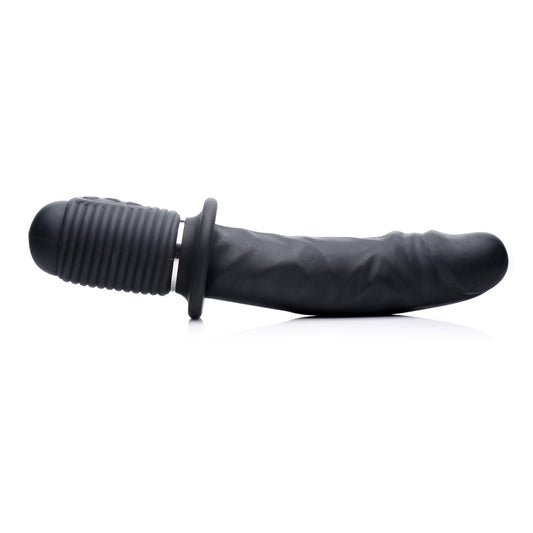 Power Pounder Vibrating and Thrusting Silicone Dildo