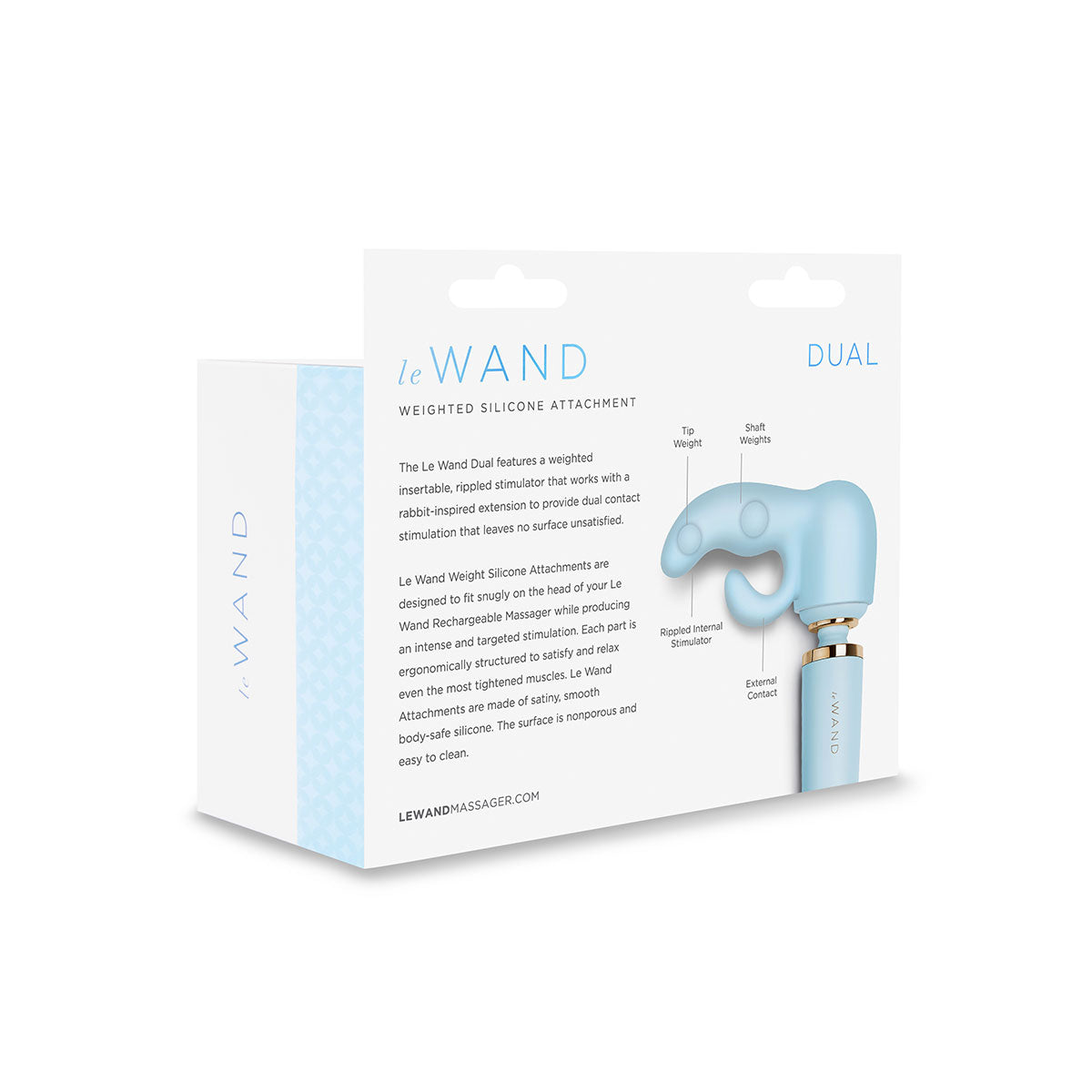 Le Wand Dual Weighted Silicone Attachment