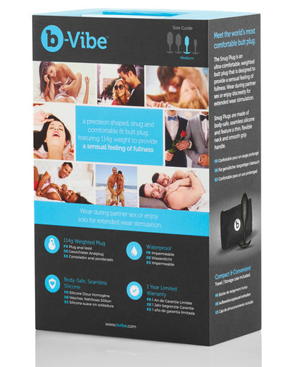 B-vibe Weighted Snug Plug 2 - 114 G