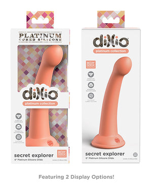 Dillio Platinum 6 Inch Secret Explorer Silicone Dildo