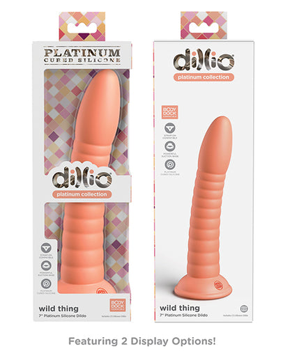 Dillio Platinum 7 Inch Wild Thing Silicone Dildo