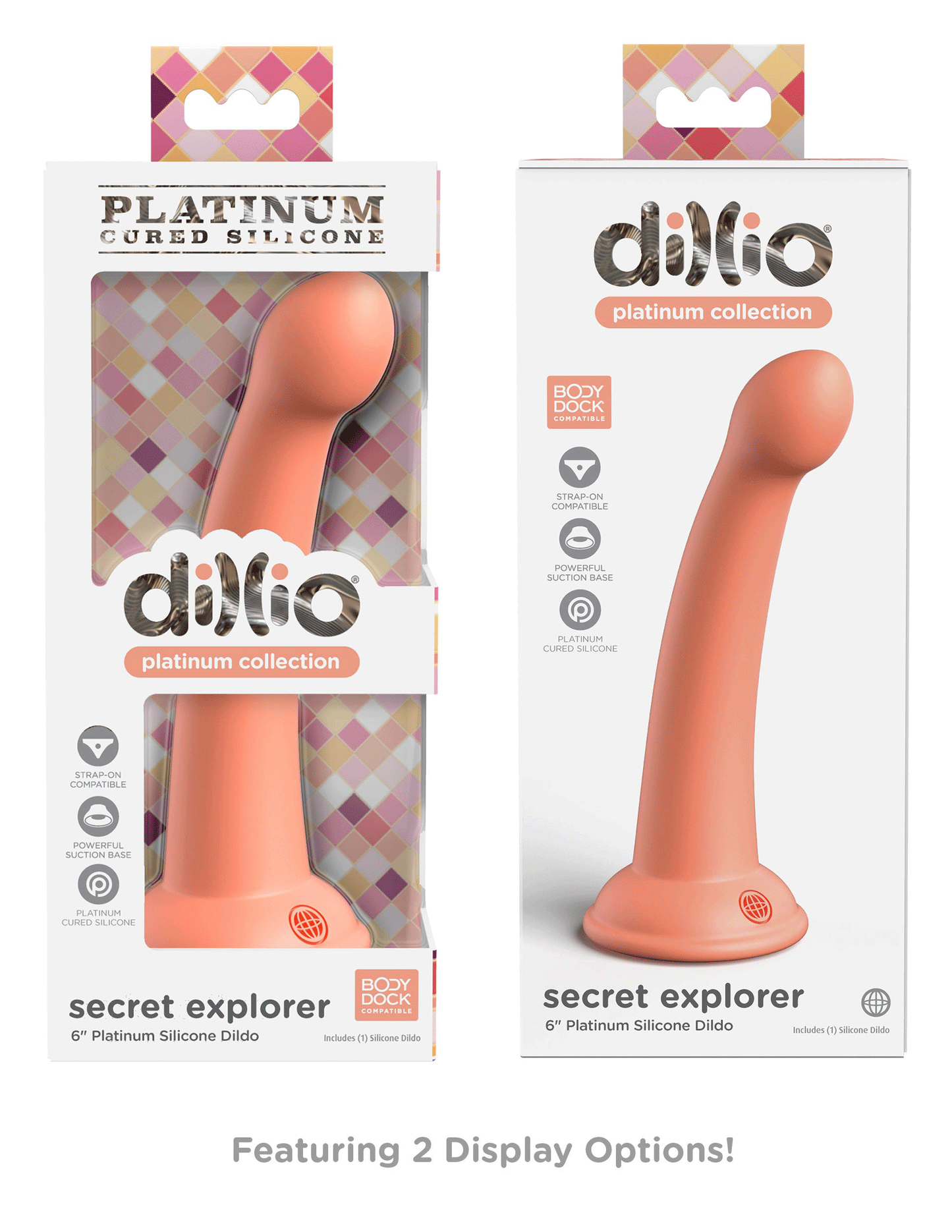 Dillio Platinum - Secret Explorer 6 Inch Dildo