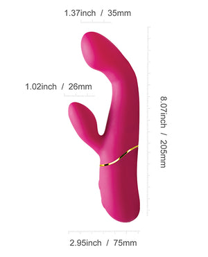 Elda G Spot Vibrator & Rubbing Clit Stimulator - Pink