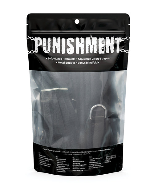 Punishment 5 Pc Bed Restraints