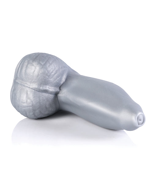 665 Narcissus - Silver Silicone Dildo 6 - 12 Inches