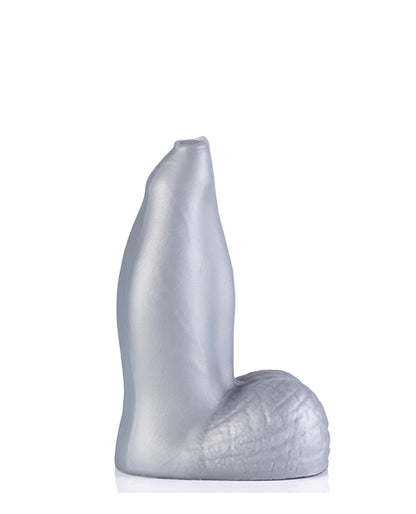 665 Narcissus - Silver Silicone Dildo 6 - 12 Inches