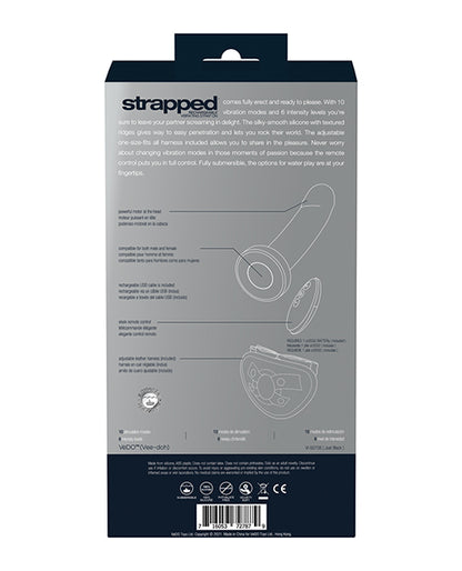 Vedo Strapped Rechargeable Vibrating Strap On