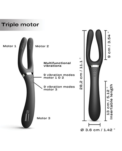 Dorcel Infinite Joy Bendable Forked Vibrator