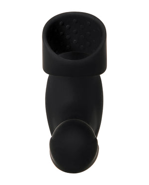 Zero Tolerance Strapped & Tapped Rechargeable Prostate Vibrator - Black
