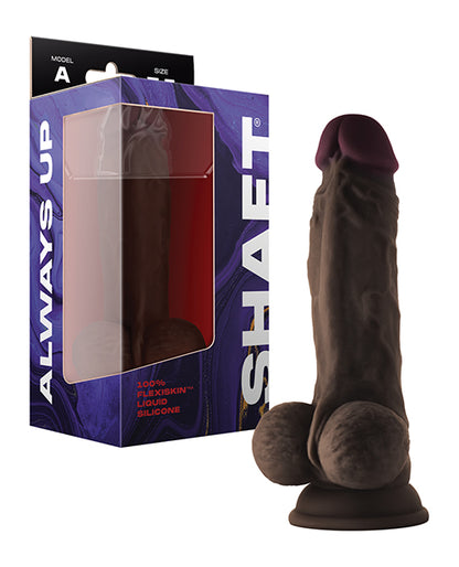 Shaft Model A Flexskin Liquid Silicone 7.5" Dong W/balls