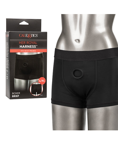 Her Royal Harness Boxer Brief - Black