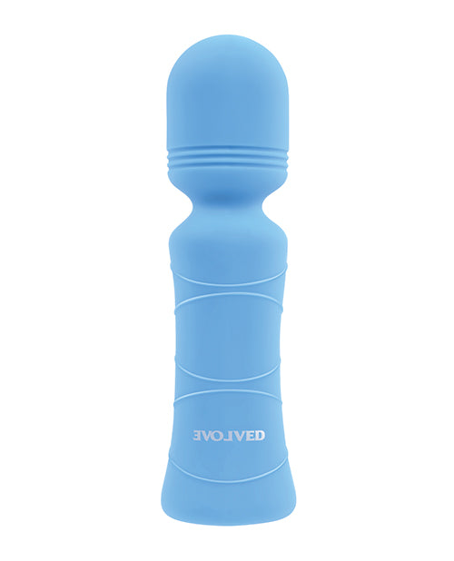 Evolved Out Of The Blue Vibrating Mini Wand - Blue