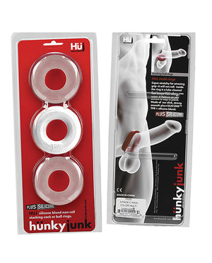 Hunky Junk 3 Pack C Ring - Ice