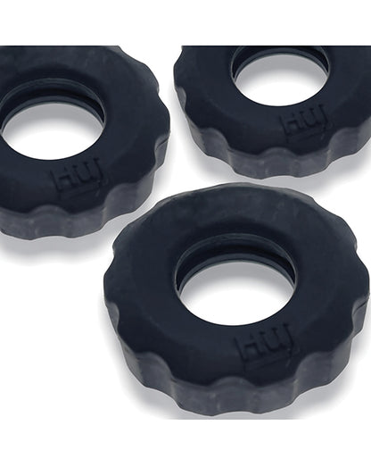 Hunky Junk Super Huj 3 Pack Cockrings - Ice