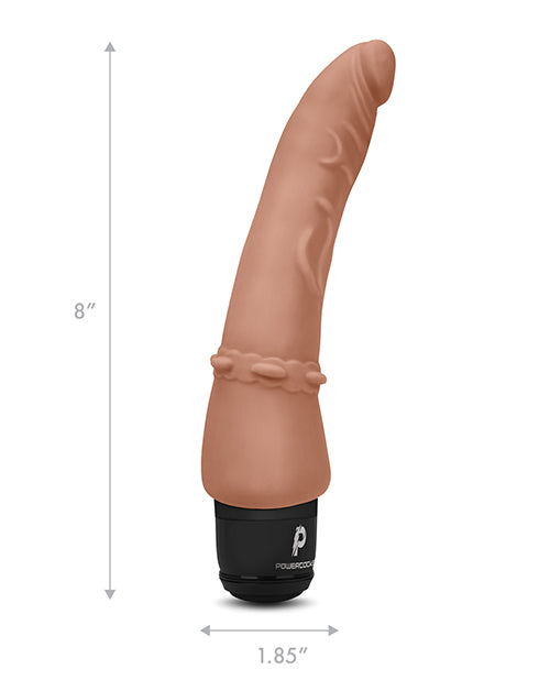 Powercocks 7" Slim Anal Realistic Vibrator