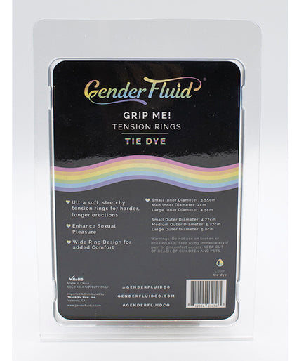 Gender Fluid Grip Me! Tension Ring Set