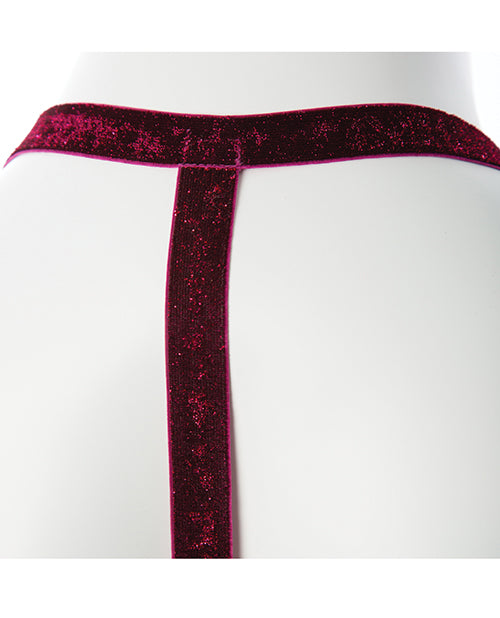 Gender Fluid Sugar Coated Harness - Raspberry Glitter