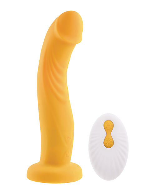 Gender X Sweet Embrace Dual Motor Strap On Vibe W/harness - Yellow