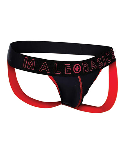 Male Basics Neon Jockstrap Red