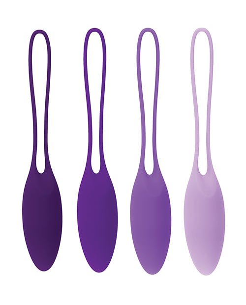 Playboy Pleasure Put In Work Kegel Set - Acai/ombre