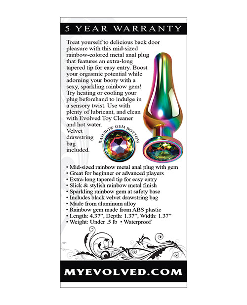 Evolved Rainbow Metal Plug