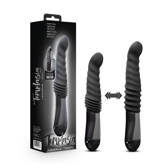 Temptasia - Lazarus - Thrusting Dildo - Black