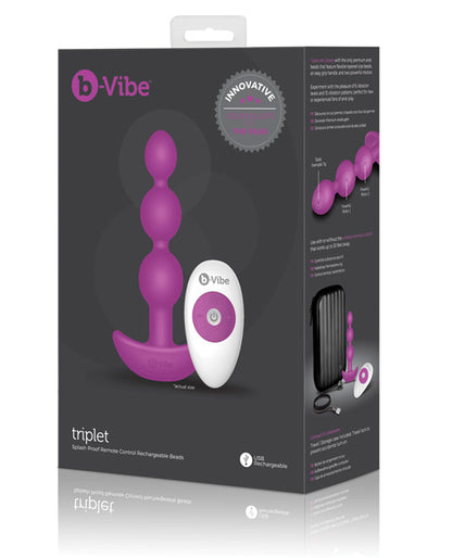 B-vibe Remote Triplet Anal Beads