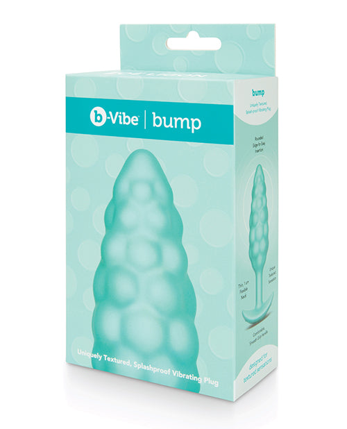 B-vibe Bump Texture Vibrating Plug X Zoe Ligon