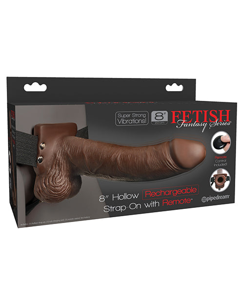 Fetish Fantasy Series 7 Inch Hollow Rechargeable Strap On W/remote