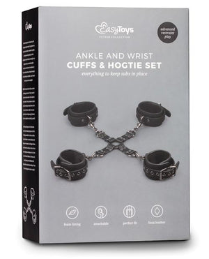 Easy Toys Hogtie W/hand & Anklecuffs - Black