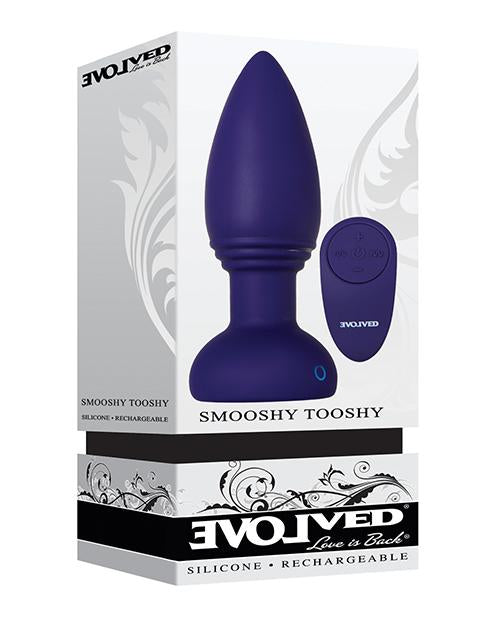 Evolved Smooshy Tooshy Vibrating Butt Plug